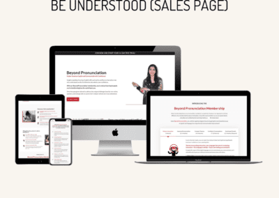 Be Understood – Sales Page